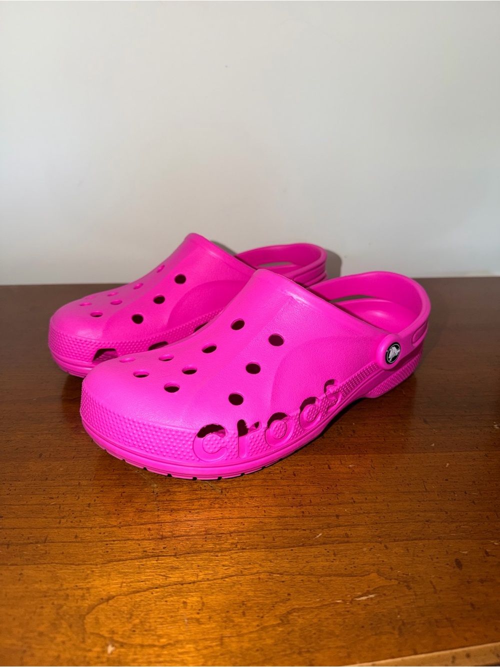 Crocs Adult Baya Clogs, Electric Pink, W10/M8 - Picture 2 of 8